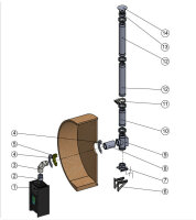 FinTec Holzbefeuerter Saunaofen "TROLL" 7,8kW incl. Abgasanlage