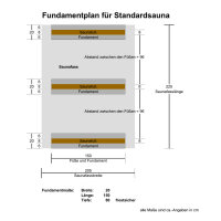 FassSauna mit Satteldach im aufgebauten Zustand ab...