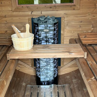 Sauna-Tisch ca. 85 x 35 cm  Thermoholz